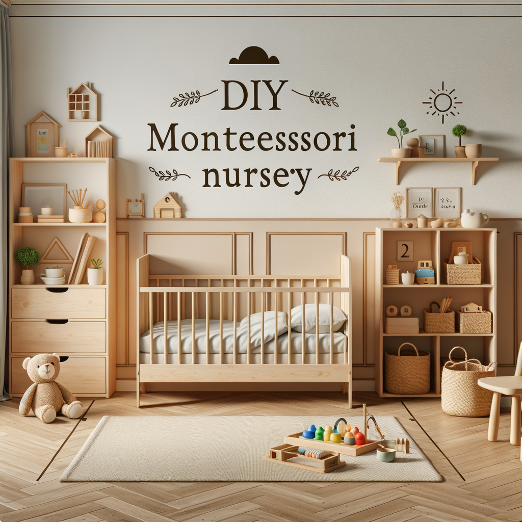 DIY Montessori nursery setup showcasing Montessori-inspired nursery ideas, principles in design, and decor tips for creating a Montessori style baby room.