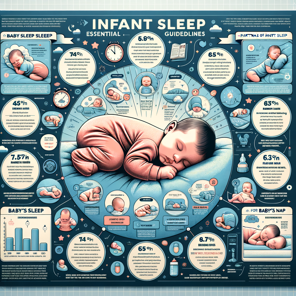 Infographic providing baby napping tips, newborn sleep advice, baby sleep schedule, infant sleep patterns, baby nap routine, baby sleep training methods, and baby nap guidelines for new moms to promote healthy baby sleep habits.