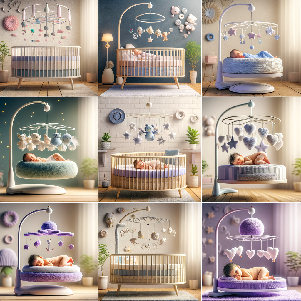 Assortment of top-rated, safe crib mobiles for premature babies, perfect nursery decor for preemies and NICU infants, showcasing the best crib mobiles for early births and specialized infant mobiles for preterm babies.
